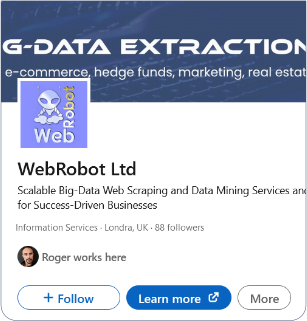 Follow WebRobot on Linkedin