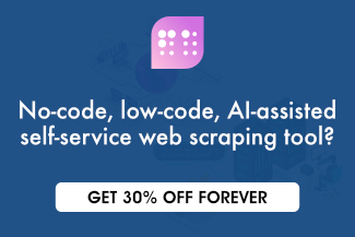Web scraping app - get lifetime 30% discount